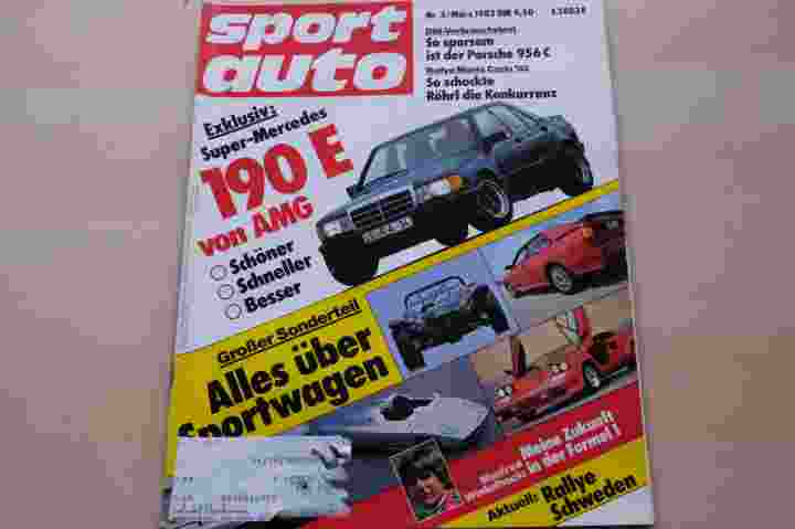 Deckblatt Sport Auto (03/1983)